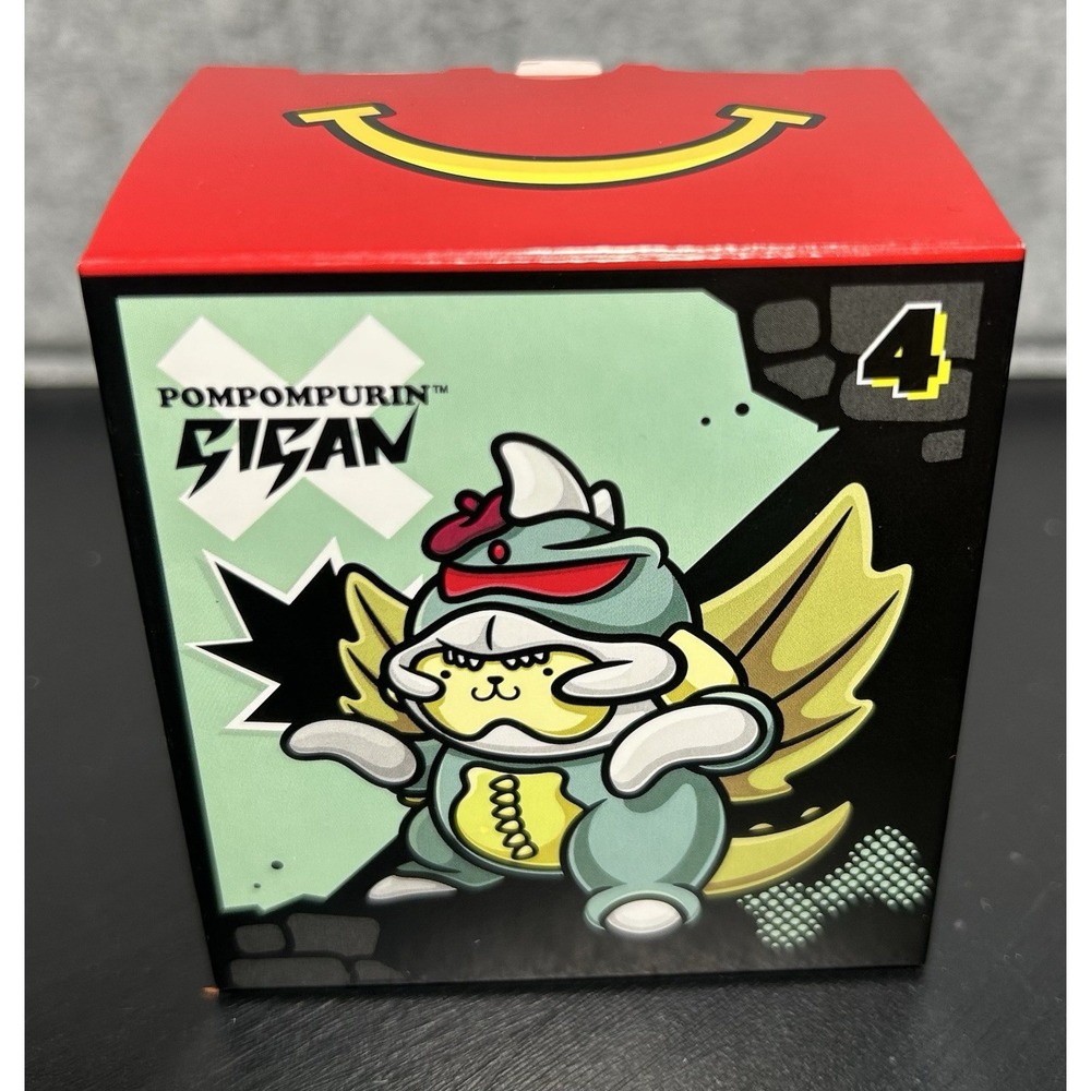 Sanrio Pompompurin x Gigan Hello Kitty & Friends Godzilla McDonald's New in Box